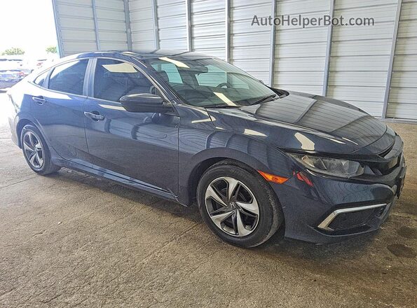 19XFC2F65KE206983 2019 HONDA CIVIC Blue Delantero derecho