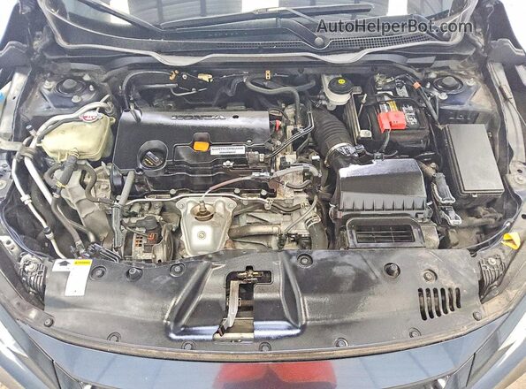 19XFC2F65KE206983 2019 HONDA CIVIC Blue Vista interior trasera