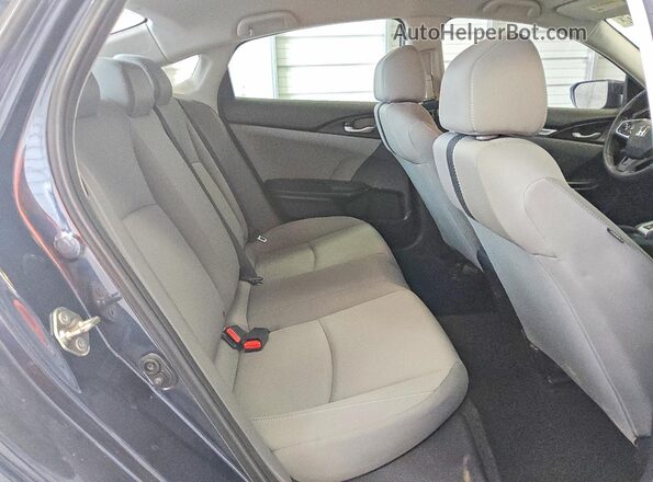 19XFC2F65KE206983 2019 HONDA CIVIC Blue Vista de los asientos traseros