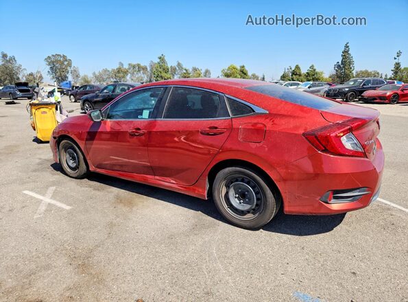 19XFC2F65KE208880 2019 HONDA CIVIC Red Tył lewy