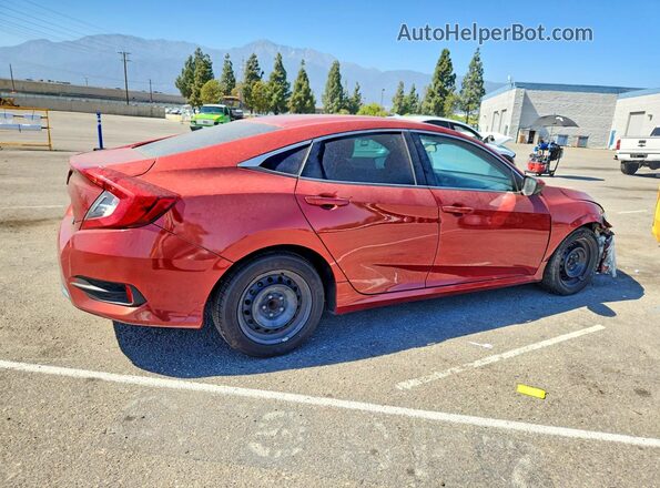 19XFC2F65KE208880 2019 HONDA CIVIC Red Tył prawy