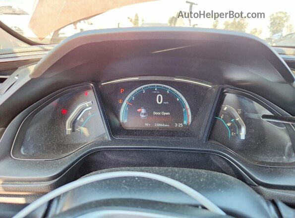 19XFC2F65KE208880 2019 HONDA CIVIC Red Widok zestawu wskaźników