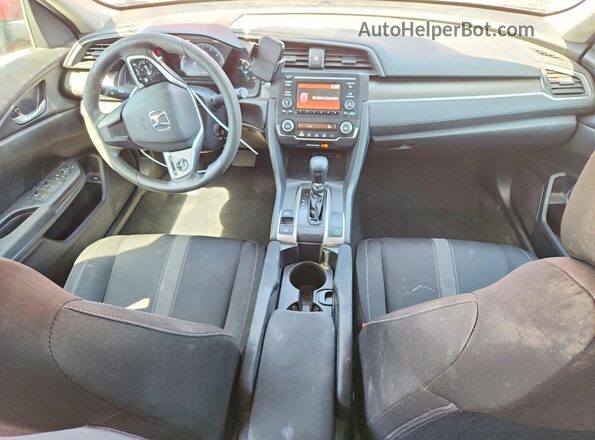 19XFC2F65KE208880 2019 HONDA CIVIC Red Widok deski rozdzielczej