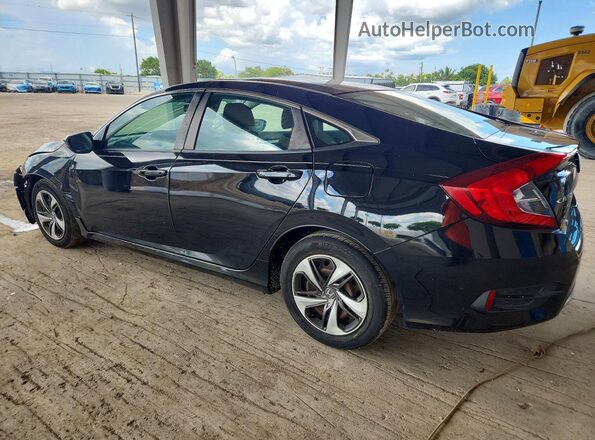 19XFC2F65KE212332 2019 HONDA CIVIC Black Trasero izquierdo