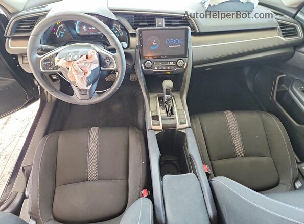 19XFC2F65KE212332 2019 HONDA CIVIC Black Vista del salpicadero