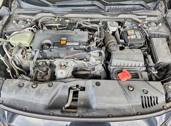 19XFC2F65KE212332 2019 HONDA CIVIC Black Vista interior trasera