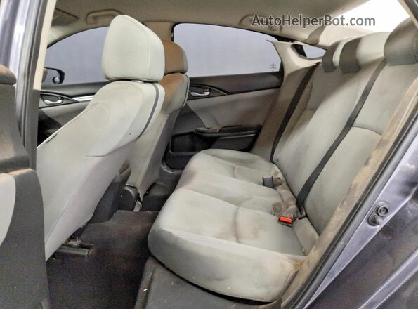19XFC2F65LE212879 2020 HONDA CIVIC Gray უკანა სავარძლების ხედი