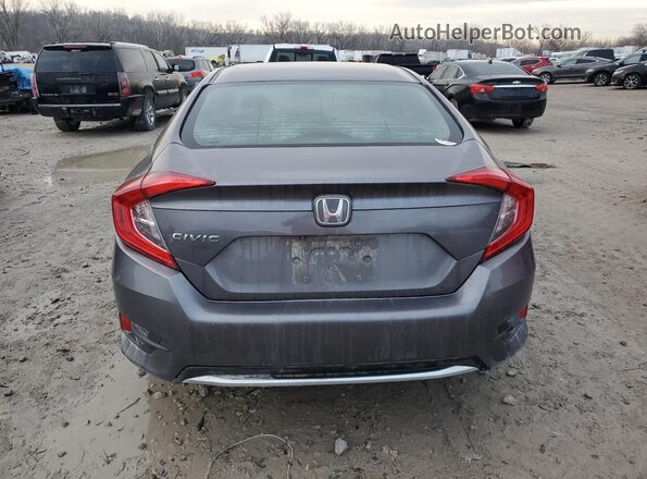 19XFC2F66KE021602 2019 HONDA CIVIC Gray Rear view