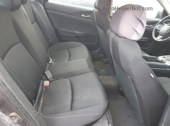 19XFC2F66KE021602 2019 HONDA CIVIC Gray Rear seats view