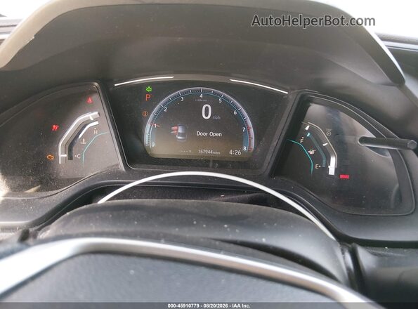 19XFC2F66KE038691 2019 HONDA CIVIC Black Vista de los asientos traseros