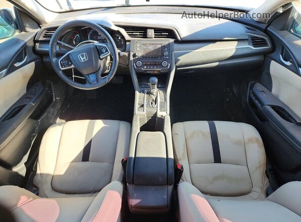 19XFC2F66KE210508 2019 HONDA CIVIC White Առջևի վահանակի տեսք