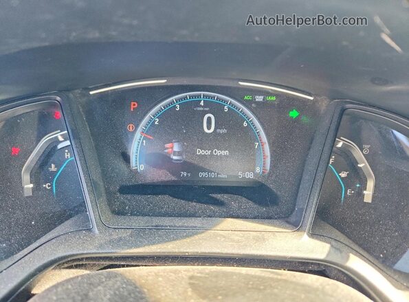 19XFC2F66KE210508 2019 HONDA CIVIC White Սարքավորումների վահանակի տեսք