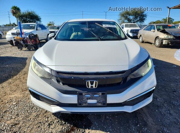 19XFC2F66KE210508 2019 HONDA CIVIC White Դիմացի տեսք