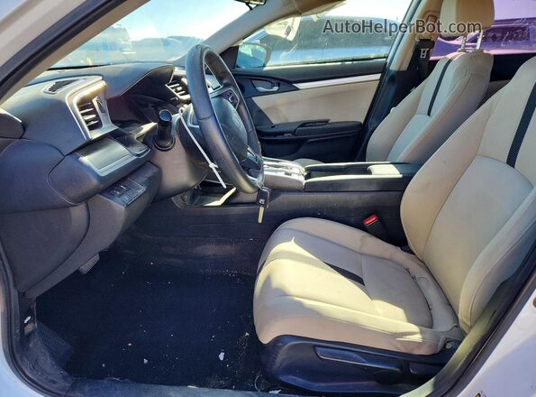 19XFC2F66KE210508 2019 HONDA CIVIC White Սալոնի դիմացի տեսք