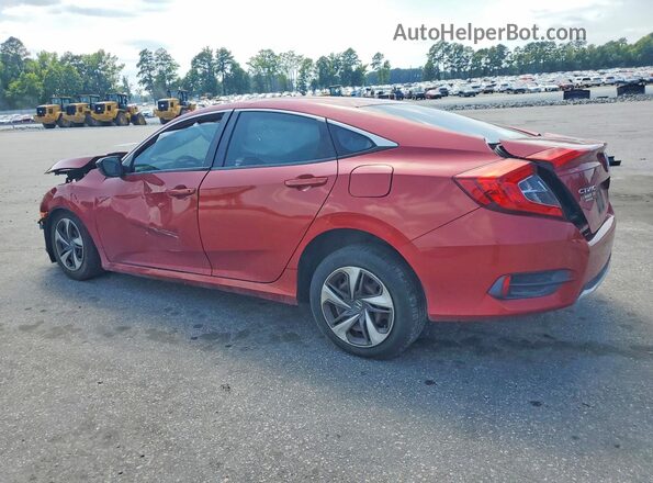 19XFC2F67KE036707 2019 HONDA CIVIC Maroon Հետևի ձախ