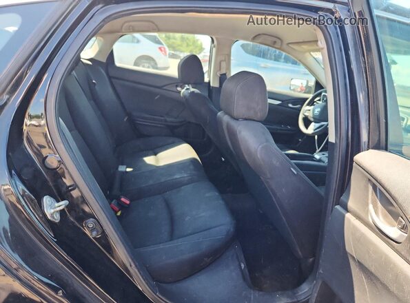 19XFC2F67KE037890 2019 HONDA CIVIC Black Vista de los asientos traseros