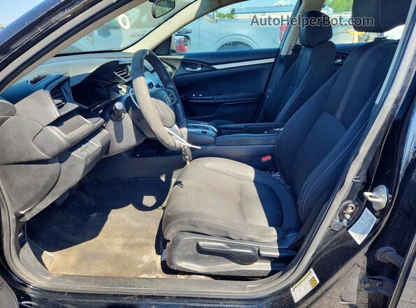 19XFC2F67KE037890 2019 HONDA CIVIC Black Vista interior delantera