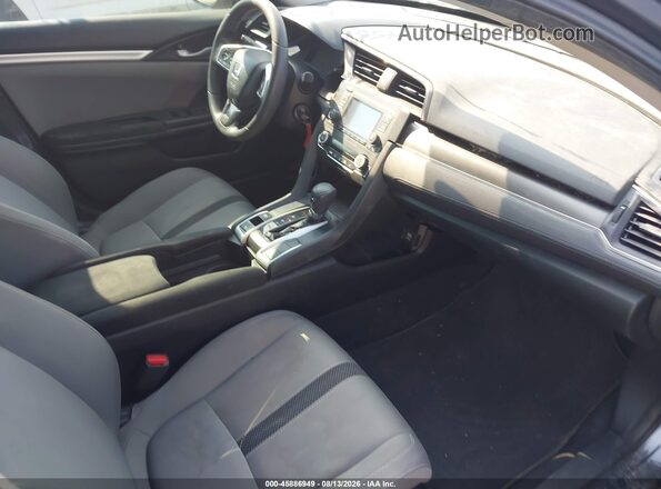 19XFC2F67KE045956 2019 HONDA CIVIC Blue Vista interior delantera