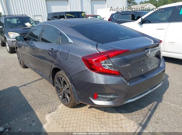 19XFC2F67KE045956 2019 HONDA CIVIC Blue Trasero izquierdo
