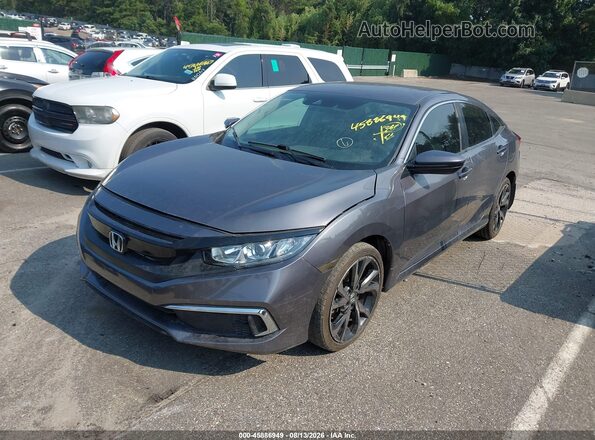 19XFC2F67KE045956 2019 HONDA CIVIC Blue Vista tres cuartos delantera izquierda