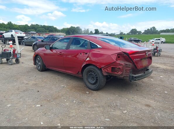 19XFC2F67LE003207 2020 HONDA CIVIC Red Rear left