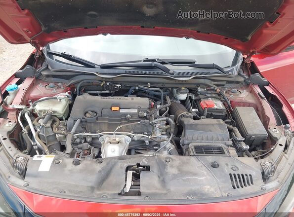 19XFC2F67LE003207 2020 HONDA CIVIC Red Rear view