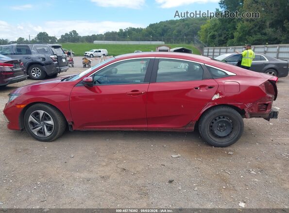 19XFC2F67LE003207 2020 HONDA CIVIC Red 360 interior view