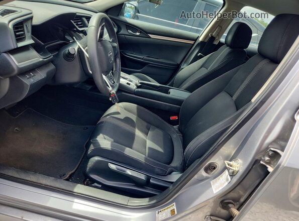 19XFC2F68JE034446 2018 HONDA CIVIC Silver წინა სალონის ხედი