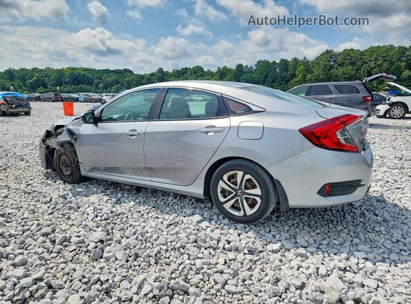 19XFC2F68JE034446 2018 HONDA CIVIC Silver უკანა მარცხენა