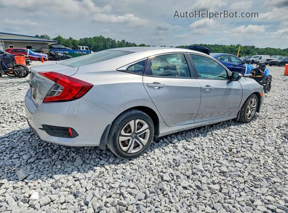 19XFC2F68JE034446 2018 HONDA CIVIC Silver უკანა მარჯვენა