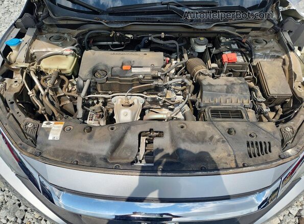 19XFC2F68JE034446 2018 HONDA CIVIC Silver უკანა სალონის ხედი