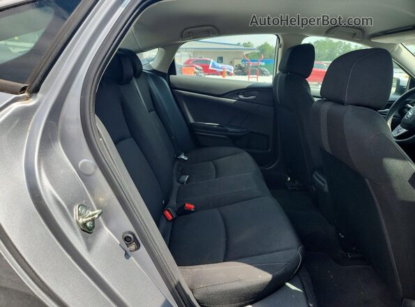 19XFC2F68JE034446 2018 HONDA CIVIC Silver უკანა სავარძლების ხედი