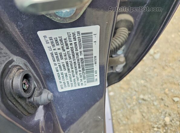 19XFC2F68KE016269 2019 HONDA CIVIC Серый Вид подкапотного пространства