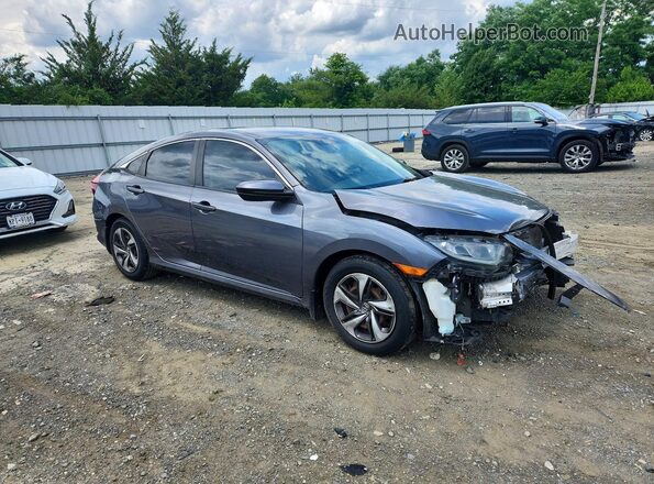 19XFC2F68KE016269 2019 HONDA CIVIC Серый Передняя правая четверть