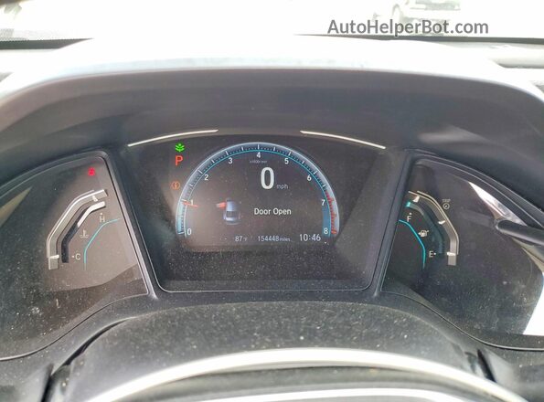 19XFC2F68KE028681 2019 HONDA CIVIC White Սարքավորումների վահանակի տեսք