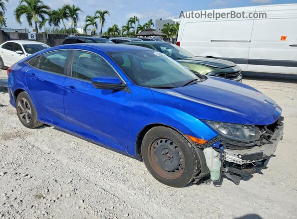 19XFC2F68LE002275 2020 HONDA CIVIC Blue Передня права чверть