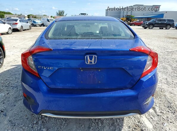 19XFC2F68LE002275 2020 HONDA CIVIC Blue Вид ззаду
