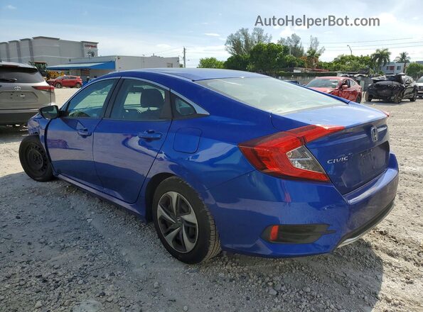 19XFC2F68LE002275 2020 HONDA CIVIC Blue Задня ліва чверть