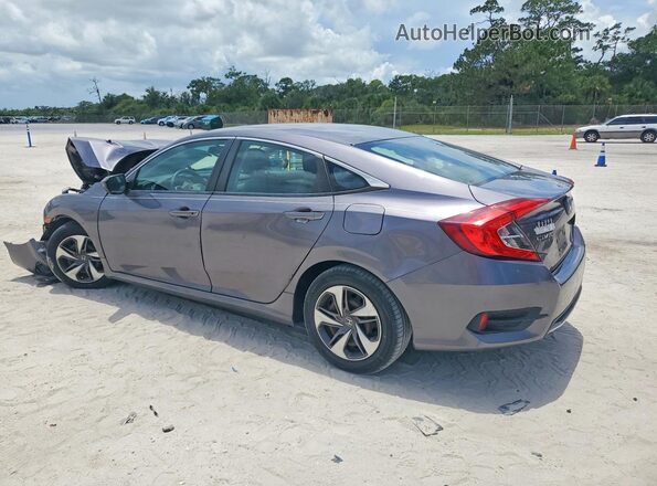 19XFC2F68LE009386 2020 HONDA CIVIC Gray Tył lewy