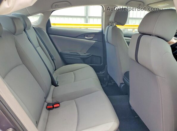 19XFC2F68LE009386 2020 HONDA CIVIC Gray Widok tylnych siedzeń