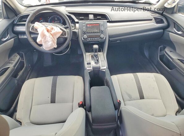 19XFC2F68LE009386 2020 HONDA CIVIC Gray Widok deski rozdzielczej