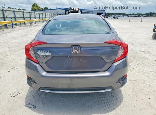 19XFC2F68LE009386 2020 HONDA CIVIC Gray Widok z tyłu