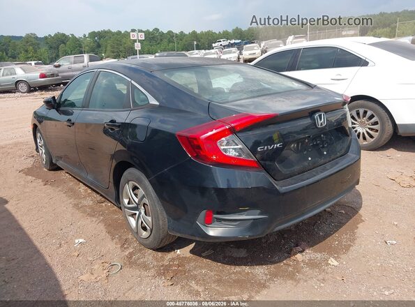 19XFC2F69HE029508 2017 HONDA CIVIC Black Հետևի ձախ