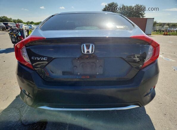 19XFC2F69KE011808 2019 HONDA CIVIC Black Вид підкапотного простору