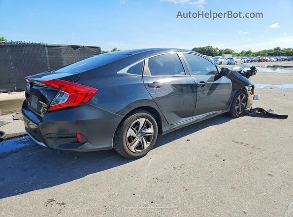 19XFC2F69KE011808 2019 HONDA CIVIC Black Вид спереду