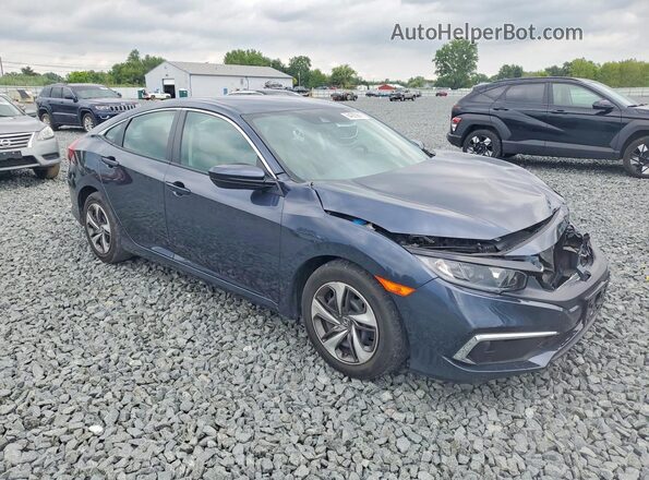 19XFC2F69KE014305 2019 HONDA CIVIC Blue Delantero derecho