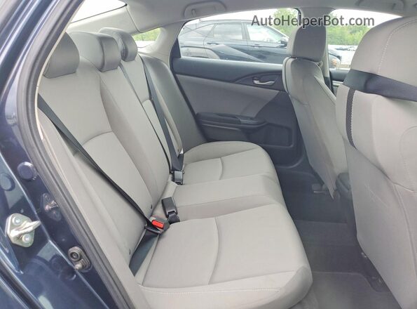 19XFC2F69KE014305 2019 HONDA CIVIC Blue Vista de los asientos traseros