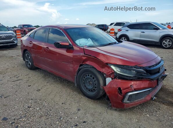 19XFC2F69LE016377 2020 HONDA CIVIC Red წინა მარჯვენა