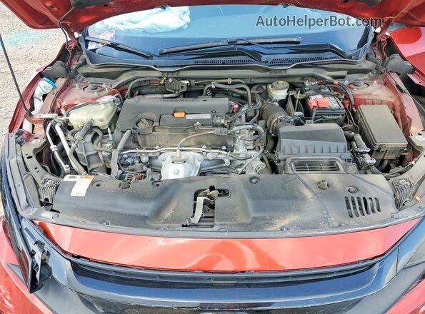 19XFC2F69LE016377 2020 HONDA CIVIC Red უკანა სალონის ხედი