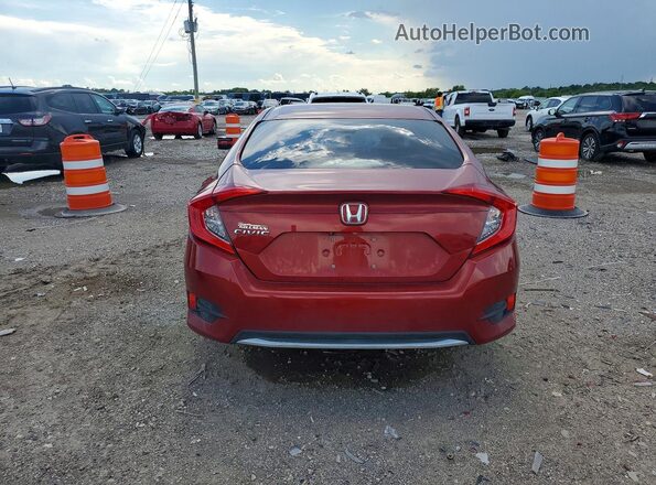 19XFC2F69LE016377 2020 HONDA CIVIC Red უკანა ხედი